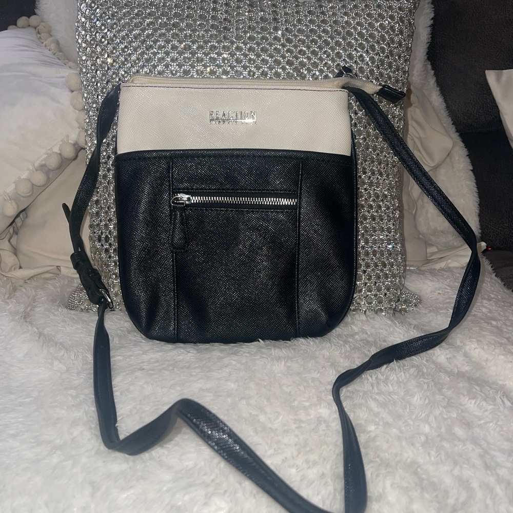 Black and White Crossbody Bag